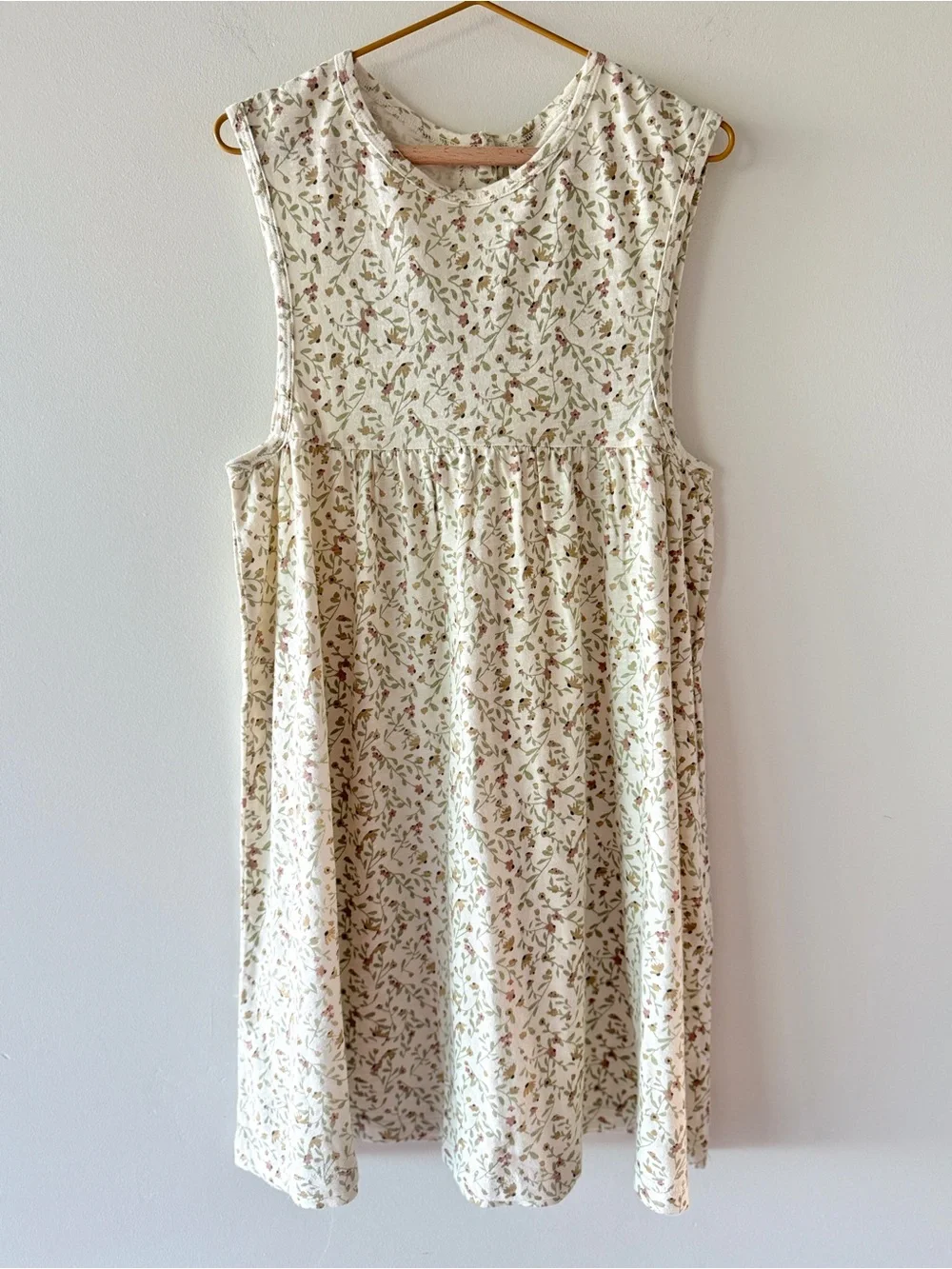 NWT Rylee + Cru Layla Dress Spring Meadow Floral Cotton Size 8-9Y